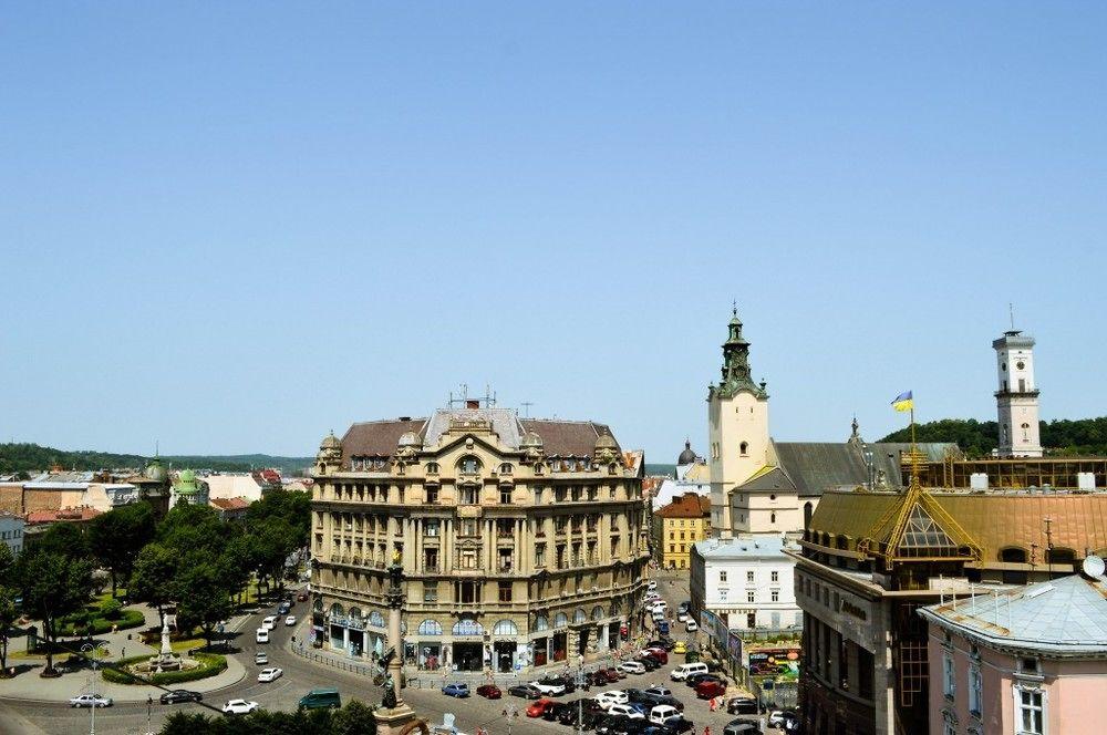George Hotel Lviv Bagian luar foto